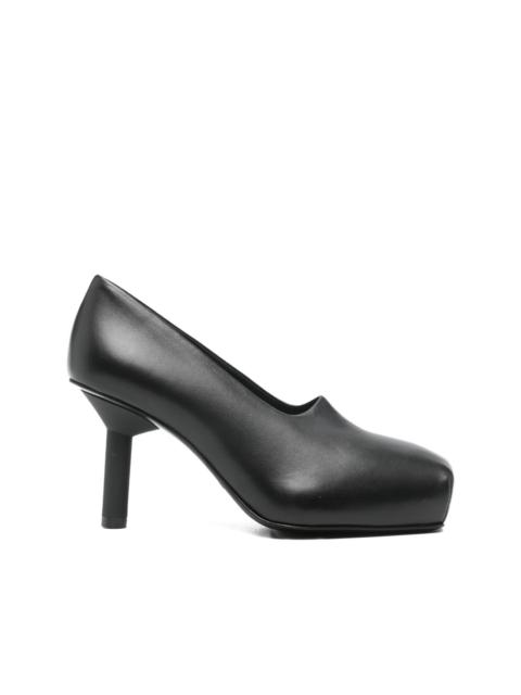 80mm square toe pumps
