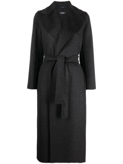 belted virgin wool coat