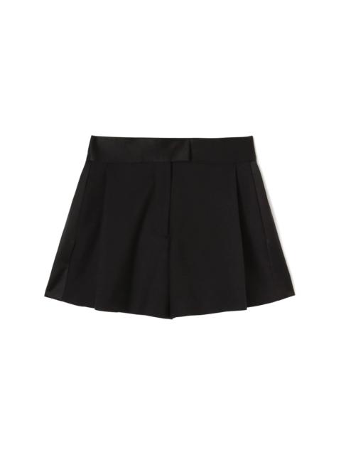 tailored A-line shorts