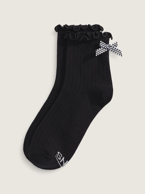 Bow Back Crew Socks