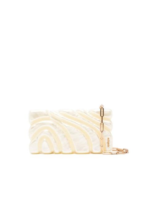 Aura chain-strap clutch