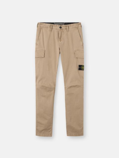 3100052 ORGANIC COTTON STRETCH BROKEN TWILL 'OLD' EFFECT
