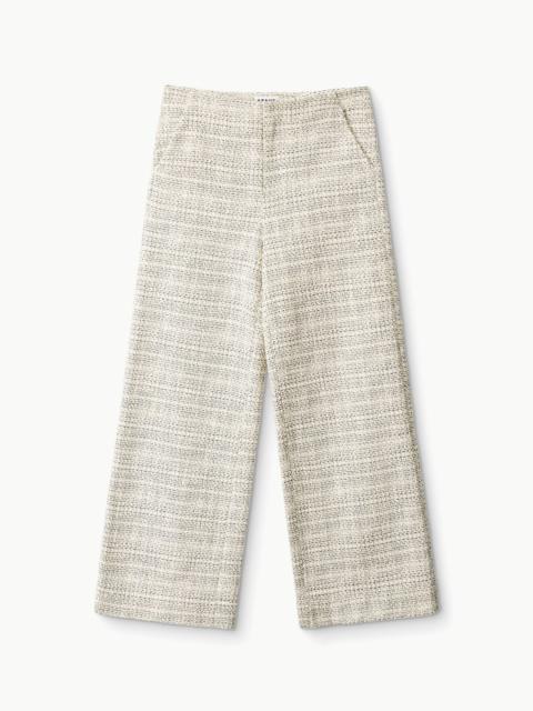 STAUD LILIA PANT IVORY MULTI