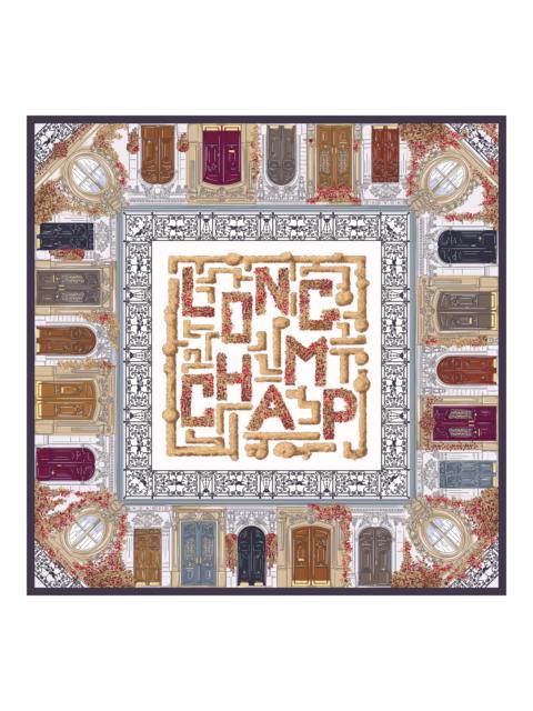 Jardin Parisien Silk scarf 90 Ebony - OTHER