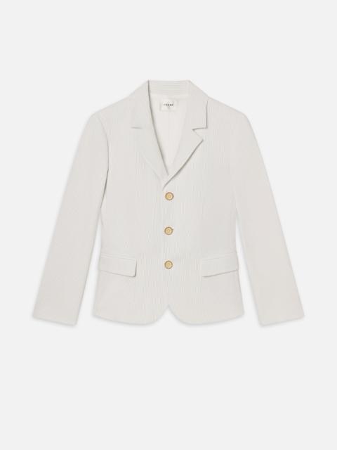 The Smart Blazer in Light Chambray Multi