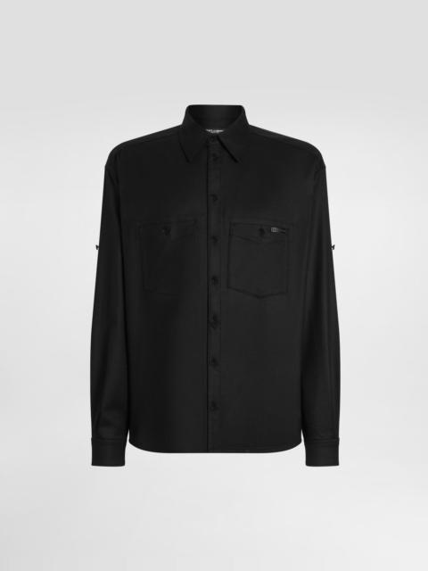 Oversized flannel shirt