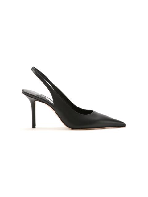 Love Leather Slingback Pumps black