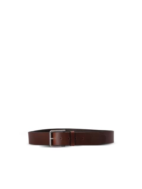 leather buckle belt