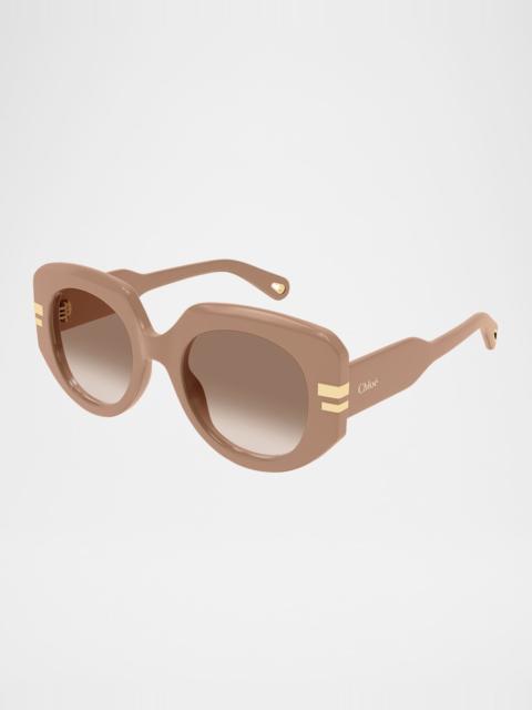 Marcie Oversized Acetate Square Sunglasses
