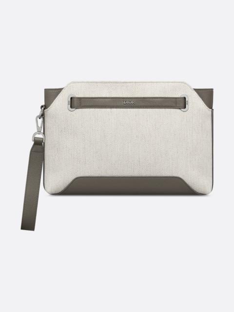 Dior Normandie A5 Triangle Pouch