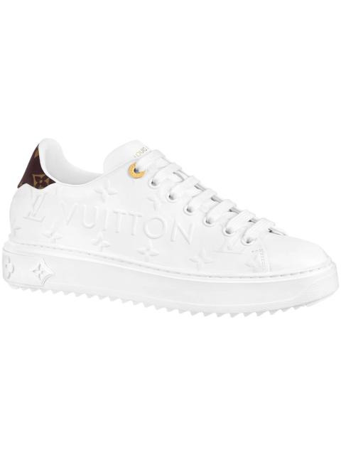 Louis Vuitton Time Out Debossed LV Monogram Leather White White (Women's)