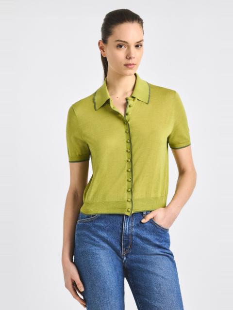 DORELLA SHORT SLEEVE POLO SWEATER