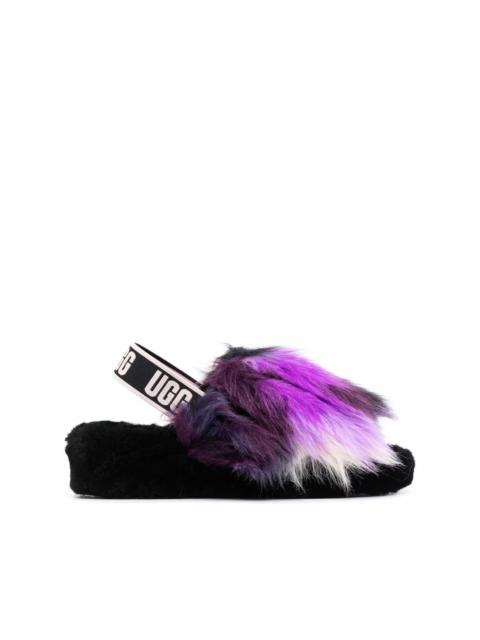 Fluff Yeahtie-dye sandals