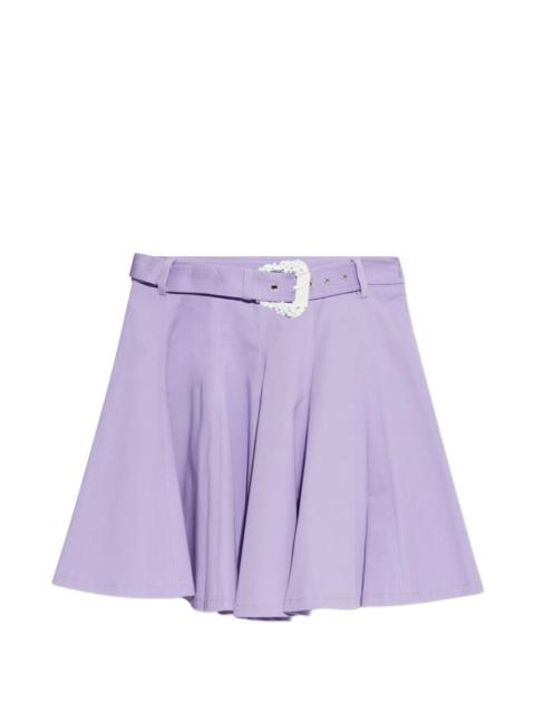 A-line belted skirt