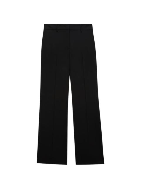 belt-loops straight trousers
