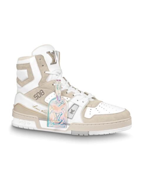 Louis Vuitton Trainer Sneaker White Iridescent