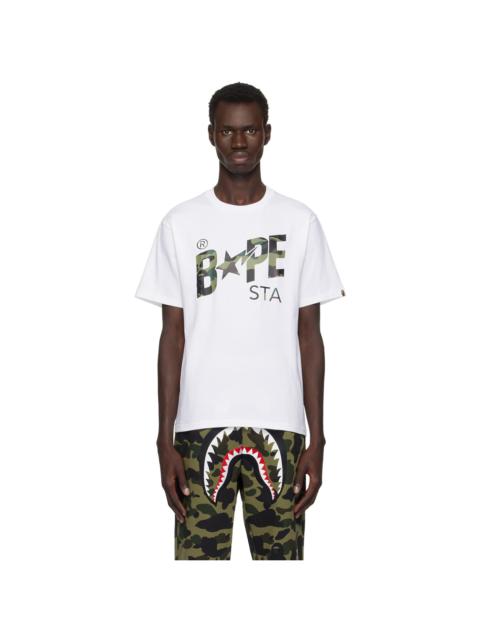 White 1st Camo Bape Sta T-shirt
