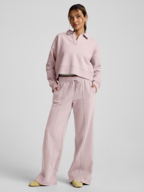 LuxeFleece Pintuck Wide Leg Pant
