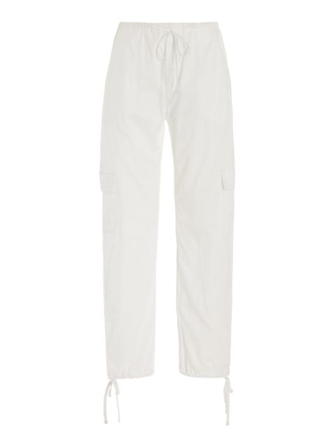 Yoko Cotton Cargo Pants white