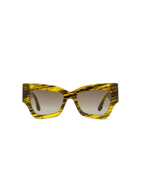 butterfly-frame sunglasses