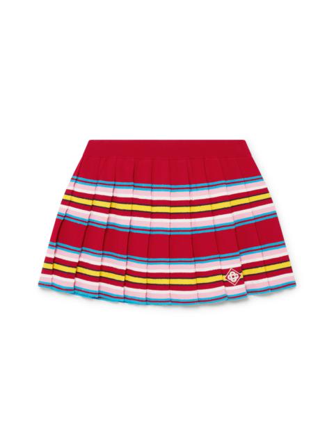 Stripe Pleated Skirt | Casablanca Paris