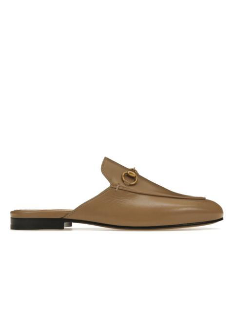Gucci Princetown Slipper Brown Leather