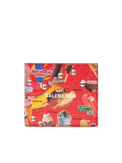 ice cream print wallet