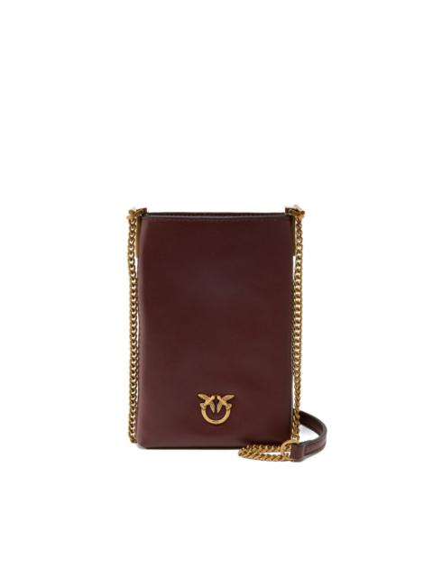 chain-strap Love Birds-plaque mini bag