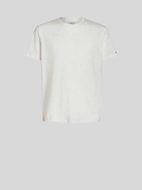 BANDANA PRINT JERSEY T-SHIRT