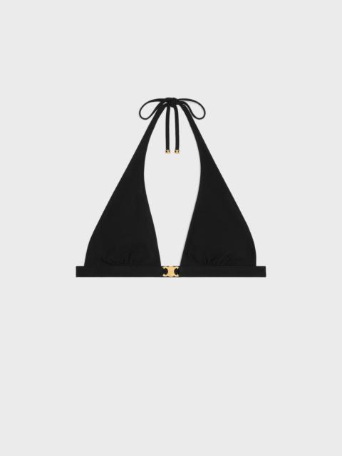 triomphe triangle top in matte jersey