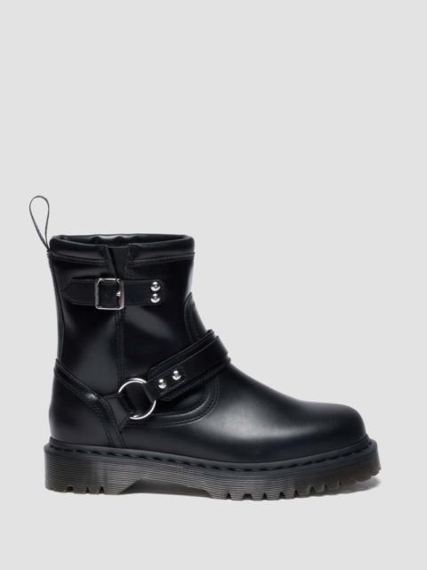 Anistone Harness Orleans Leather Biker Boots