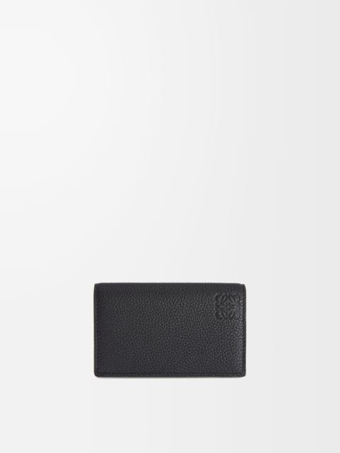 Business cardholder in soft grained calfskin
