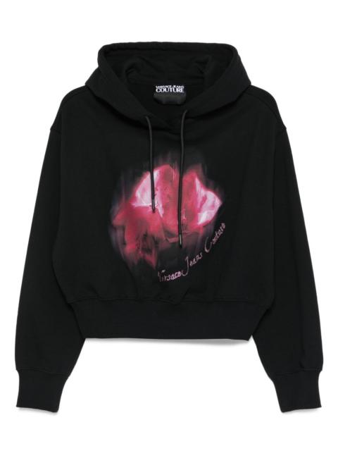 graphic-print hoodie