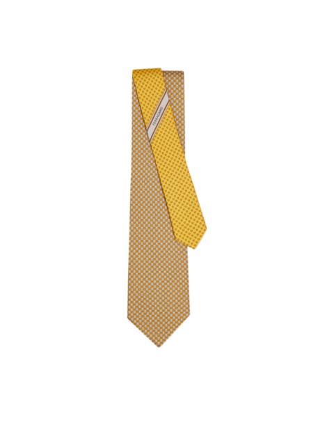 print silk tie