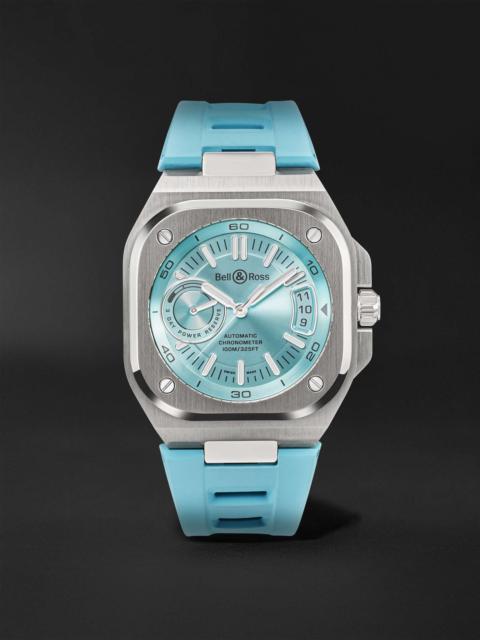 BR-X5 Automatic 41mm Steel and Rubber Watch, Ref. No. BRX5R-IB-ST/SRB