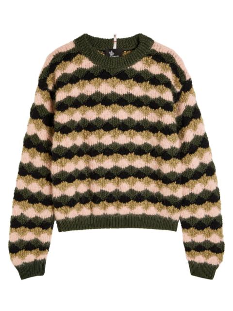 Moncler Striped Wool-blend Jumper