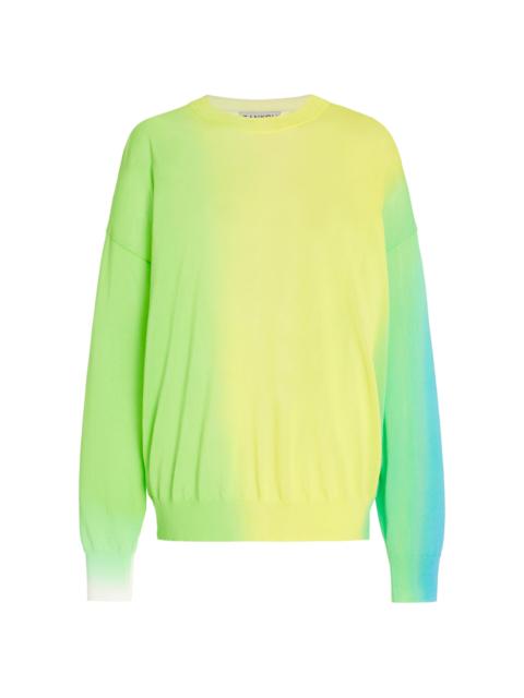Gregor Ombre Cotton-Blend Sweater yellow