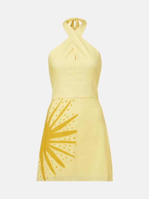 Veneta printed cotton minidress