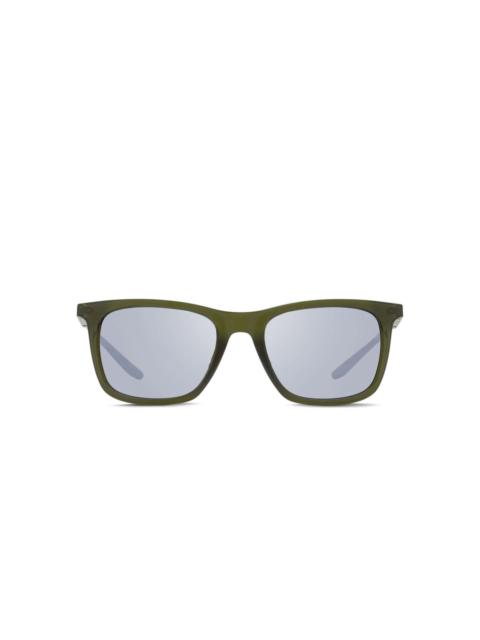rectangular metal-temple sunglasses