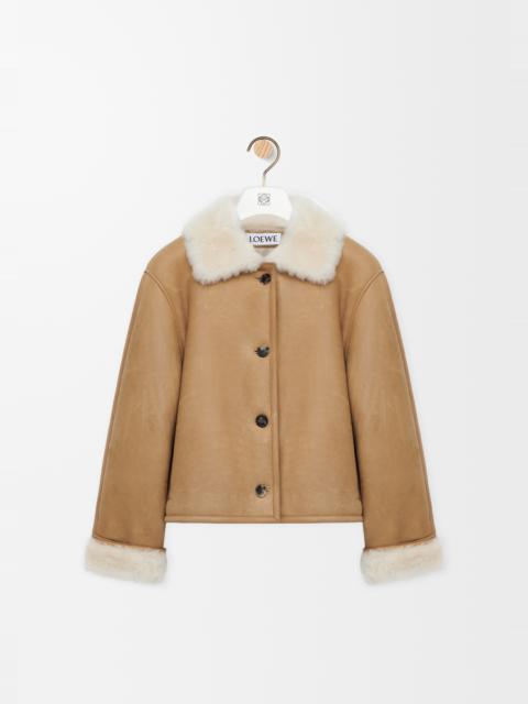 Jacket in shearling