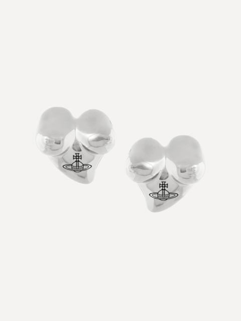 Platinum-Tone Mimosa Stud Earrings