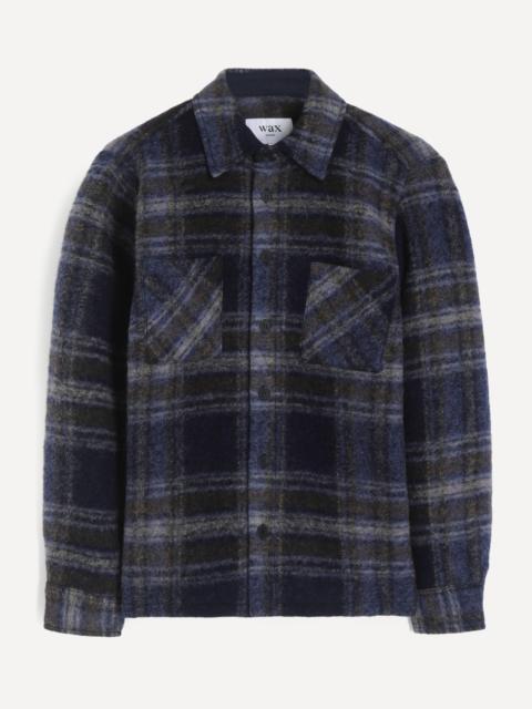 Whiting Check Wool-Blend Shirt