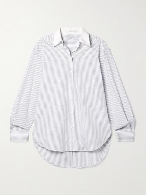 Striped Organic Cotton-poplin Shirt