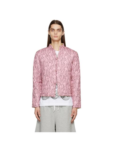 Pink KAWS Edition Printed Pattern Jacket
