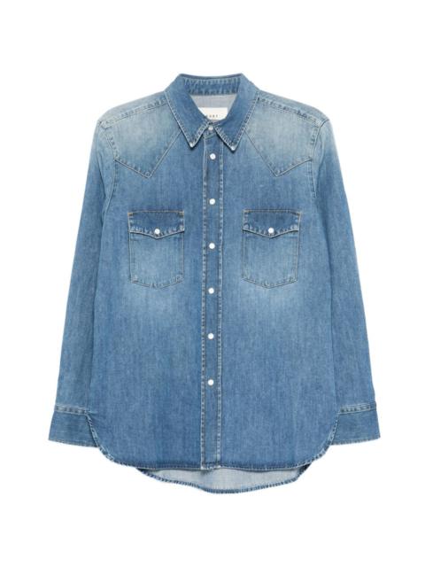 denim pocket shirt