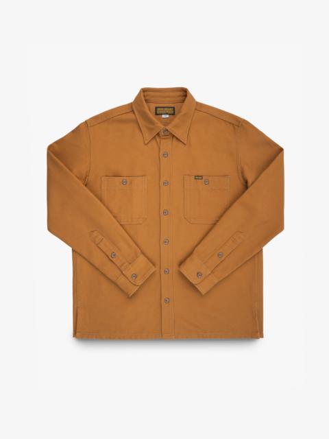 13OZ OXFORD CLOTH WORK OVERSHIRT - CAMEL
