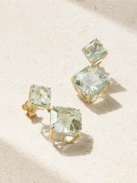 14-karat Gold Amethyst Earrings