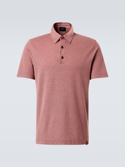 Cotton piqué polo shirt