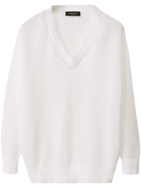open-knit sweater