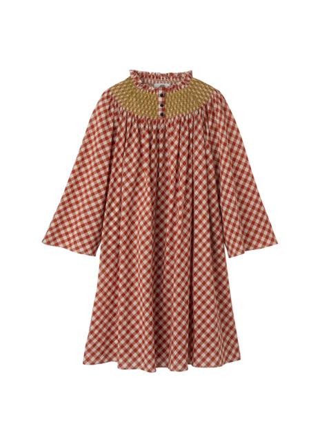 Dress Bark - Vichy jacquard